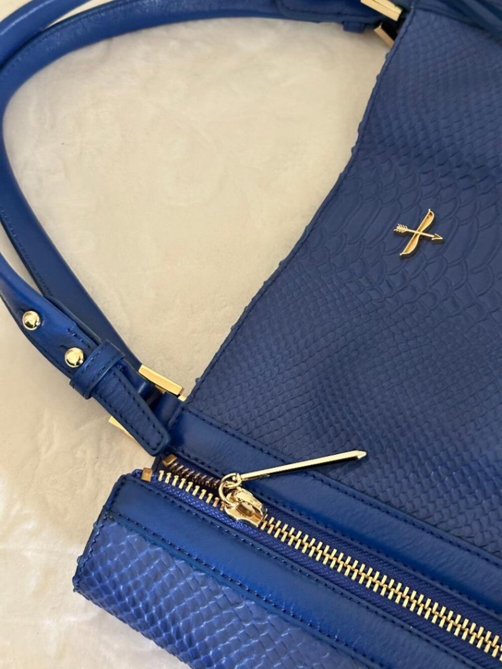 NWT POUR LA VICTOIRE NOUVEAU LEATHER TOTE $475 MSRP - Picture 5 of 8